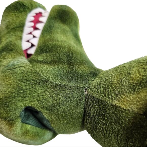 Build A Bear Workshop Dinosaur Green 17-inch Animal Stuffed Soft Plush Puppet - Picture 9 of 9